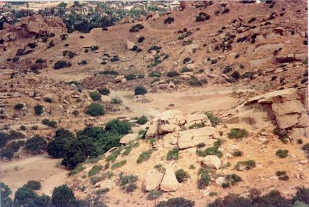 Aerial View in 1983 of Fort Apache site
