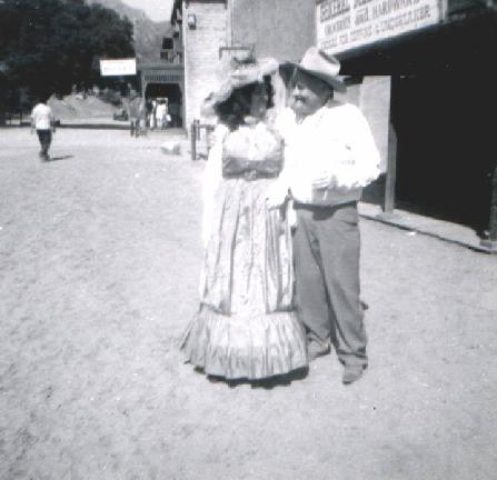 Max Terhune and Ruby (Red) Young