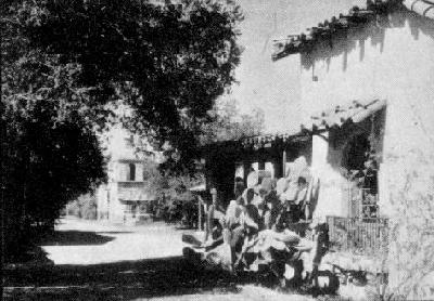 Mission and hacienda in the 1950's